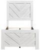 Homelegance® Corbin White Twin Panel Bed-4