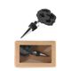 A & B Home Crystalline Black Bottle Stopper-0