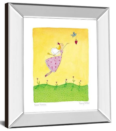 Classy Art Felicity Wishes Il by Emma Thomson Mirror Framed Wall Art-1