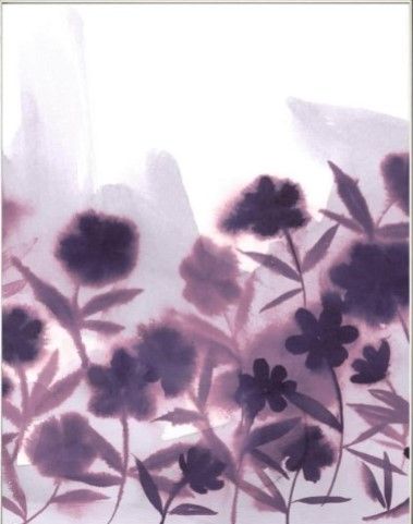 Classy Living Grace Popp Ultra Violets II 22" Wall Art-2