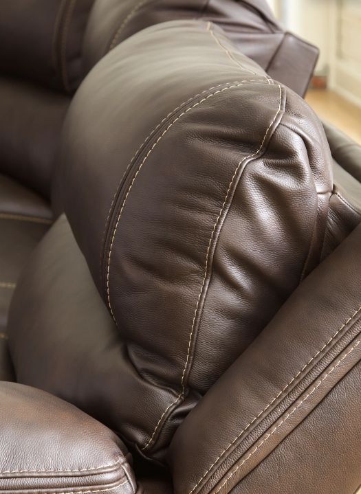 Signature Design by Ashley® Dunleith Chocolate Zero Wall Power Recliner with Power Headrest-7