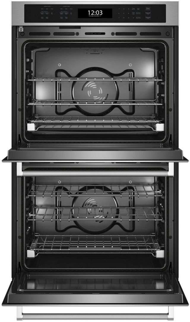 KitchenAid® 27" Stainless Steel Double Electric Wall Oven-1