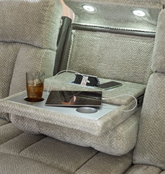 Signature Design by Ashley® WhipLash Sisal Power Reclining Sofa with Adjustable Headrest-4