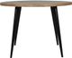 Jofran Inc. Prelude Suede Round Dining Table with Black Base-2