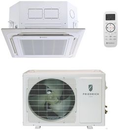 Friedrich Floating Air® Pro 18,000 BTU White Single Zone Ceiling Cassette System