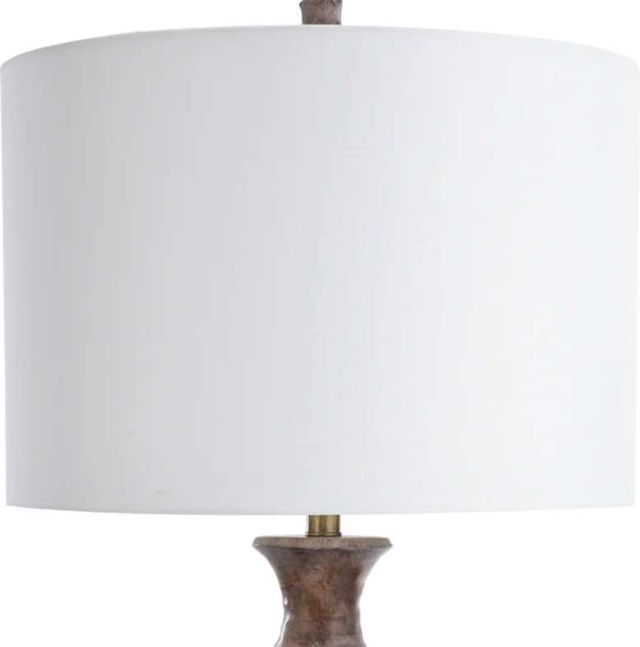 Stylecraft Brown/White Table Lamp-1