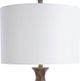 Stylecraft Brown/White Table Lamp-1