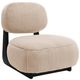 Coaster® Duffie Brown Upholstered Armless Accent Chair-1