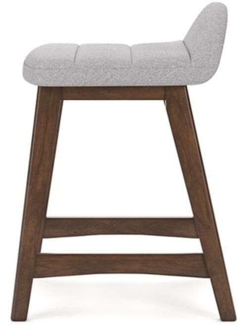 Signature Design by Ashley® Lyncott Light Gray Counter Bar Stool-3
