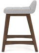 Signature Design by Ashley® Lyncott Light Gray Counter Bar Stool-3