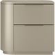 Caracole® Classic Oblique Soft Silver Paint Gloss Left Nightstand-1