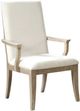 Riverside Furniture Sophie Natural/White Upholstered Dining Arm Chair-0