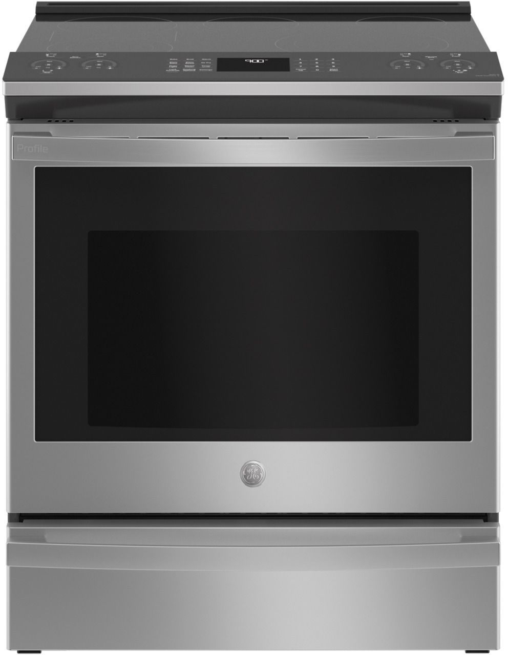 GE Profile™ 30" Fingerprint Resistant Stainless Steel Smart Slide-In Electric Convection Range