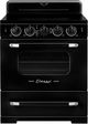 Unique® Appliances Classic Retro 30" Midnight Black Slide In Induction Range-0