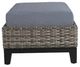 CabanaCoast® Customizable Naya Wicker Outdoor Ottoman-1