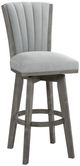 Homelegance® Corvallis Gray/Wire Brushed Gray Swivel Pub Height Chair-0