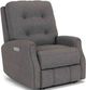 Flexsteel® Devon Black Onyx Power Recliner with Power Headrest-0