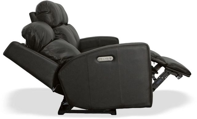 Flexsteel® Cody Dark Brown Power Reclining Sofa with Power Headrests-4