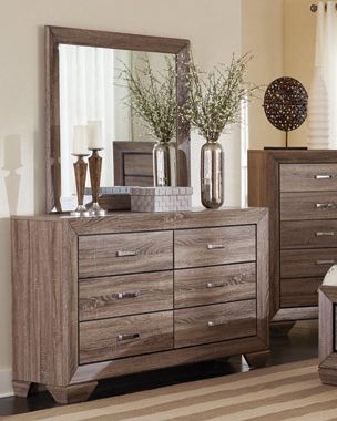 Coaster® Kauffman Washed Taupe Mirror-3