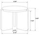 Coaster® Cordova Black Round End Table-3