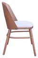 Zuo® Modern Lago Light Gray Dining Chair-2