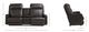 La-Z-Boy® Finley Parchment Manual Wall Reclining Loveseat with Console-5