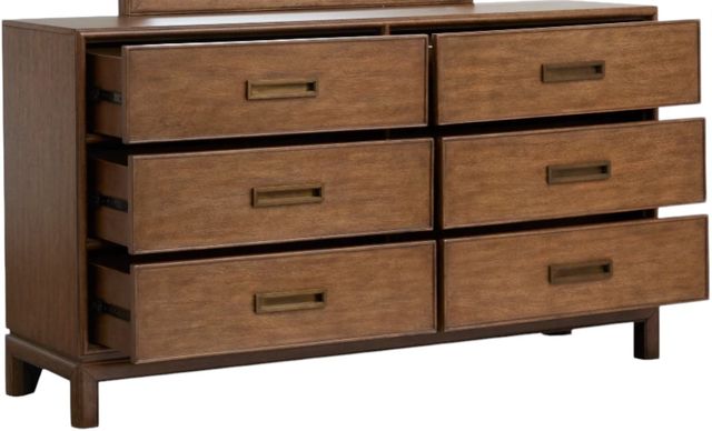 Magnussen Home® Ridgefield Russet Brown Double Drawer Dresser-2