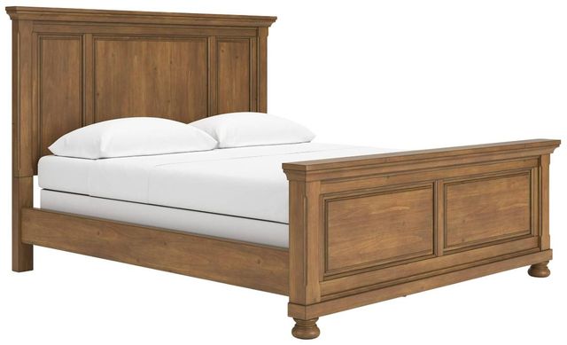 Signature Design by Ashley® Vandenmore Medium Brown California King Panel Bed-0