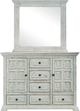 Elements International Olivia White Mirror-1