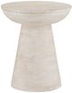 Currey & Company Gati Whitewash Accent Table-0