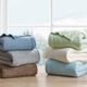 Olliix by True North by Sleep Philosophy Green King Soloft Plush Sheet Set-2