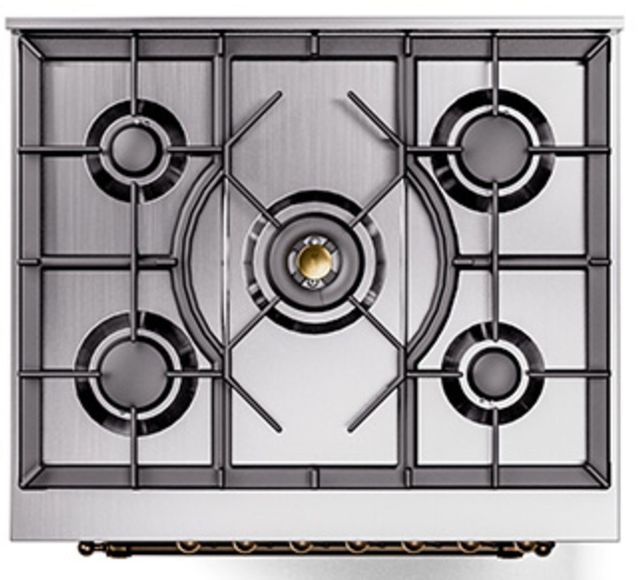 Ilve® Nostalgie II Series 30" Emerald Green Pro Style Dual Fuel Range-3