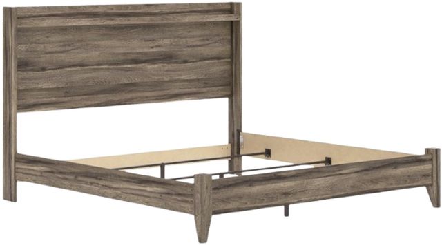 Signature Design by Ashley® Elbrim Brown King Panel Bed-1