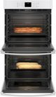 GE® 30" White Electric Built In Double Oven-3