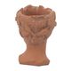 A & B Home Brown 6" Head Bust Planter-3