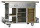 YHD Jaxon Hand Brushed Steel/Oak Kitchen Island-0