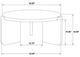 Coaster® Cordova Black Round Coffee Table-3