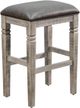Sunny Designs™ Alpine Gray/Black Bar Stool-0