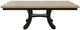 Mavin Customizable 60" Rectangular Plank Extendable Dining Table with 18" Leaf-1