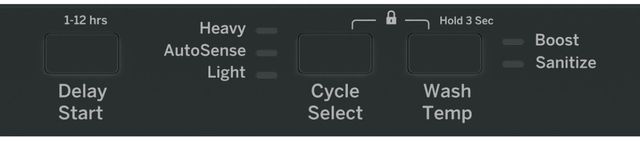 GE® 24" Black Built-In Dishwasher-3