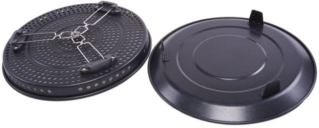 KitchenAid® Stainless Steel Microwave Baking Tray and Air Fry Basket-1