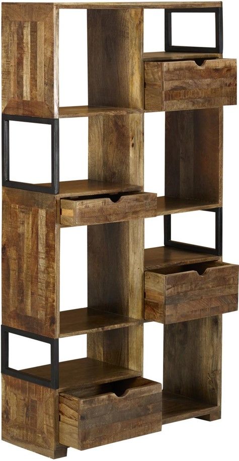 Jaipur Furniture Cubist Brown 8-Hole Display-2