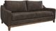 International Furniture Direct Olivo Chocolate Brown Loveseat-0