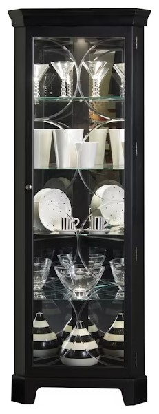 Pulaski PFC Black Corner Curio