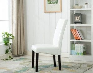 Mazin Furniture Jarvis White Side Dining Chair-3