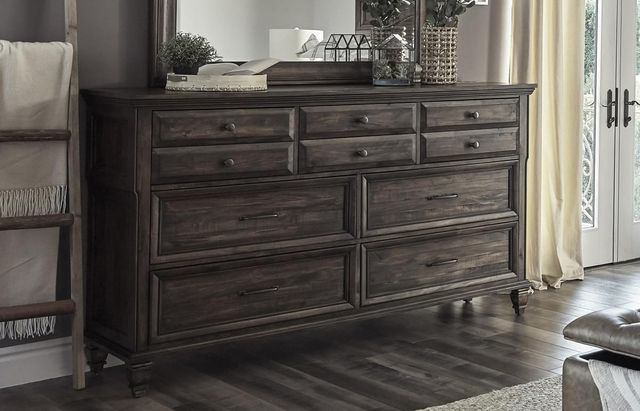 Coaster® Avenue 4-Piece Weathered Burnished Brown Queen Bedroom Set-2
