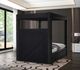 Meridian Furniture Royal Black Queen Upholstered Canopy Bed-2