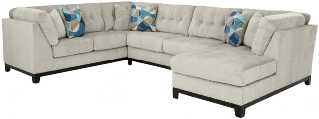 Benchcraft® Maxon Place 3-Piece Stone Right-Arm Facing Sectional and Chaise-0