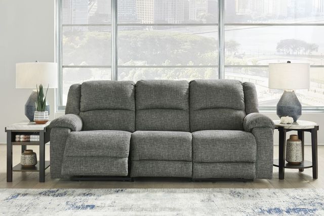 Signature Design by Ashley® Goalie 3-Piece Pewter Reclining Sofa-1