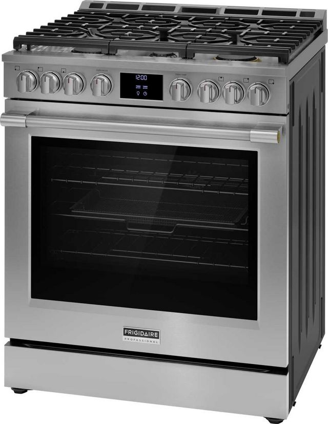 Frigidaire Professional® 30" Smudge-Proof® Stainless Steel Freestanding Gas Range-3